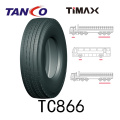 Precio barato Alta calidad Fecha en los neumáticos de camiones de China de Tanco Tire Factory TC866 TC869 Venta caliente nueva llanta de camión radial en venta